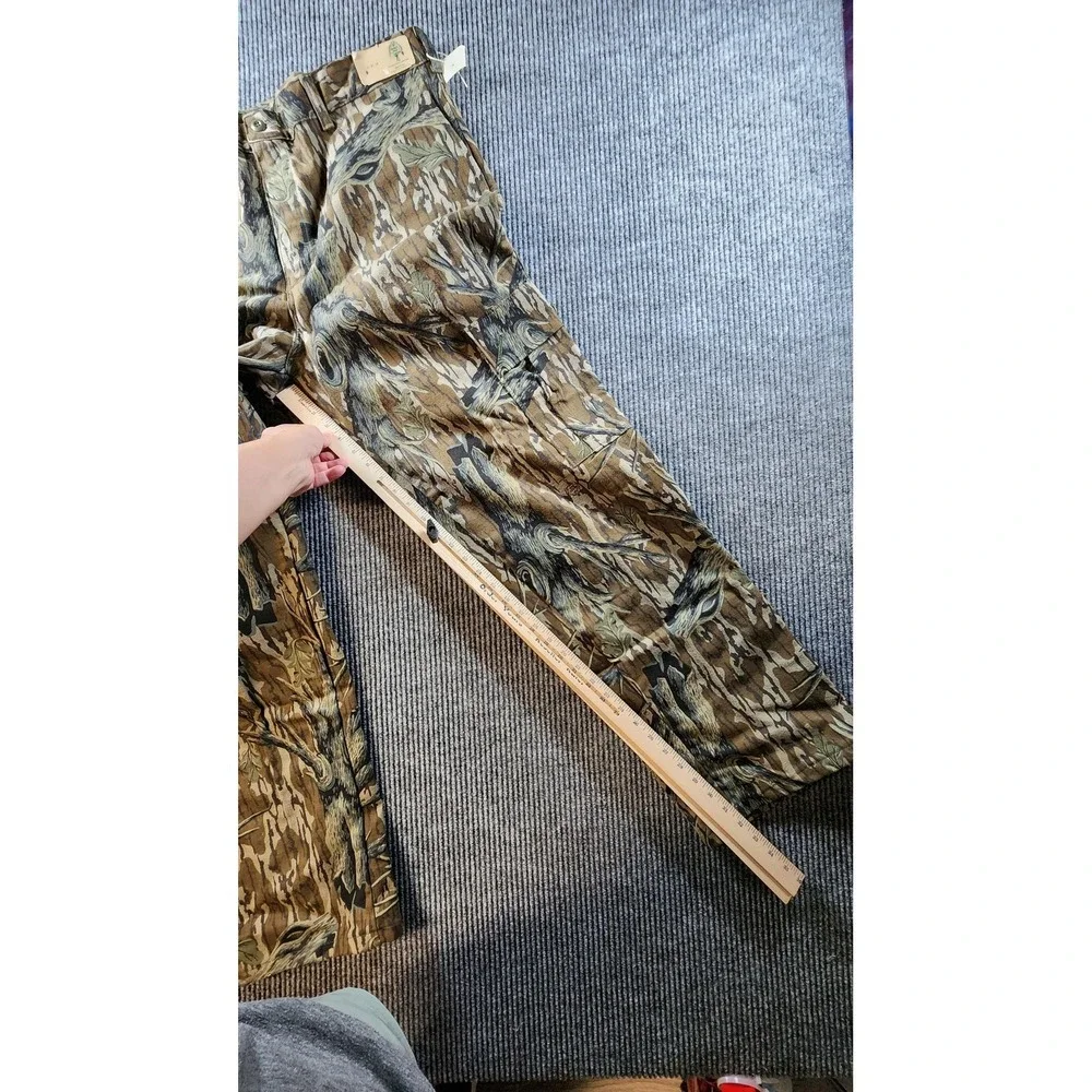 Vintage Mossy Oak Pants Mens 44x31 Treestand Camo Cargo Adjustable NWT 1986 USA